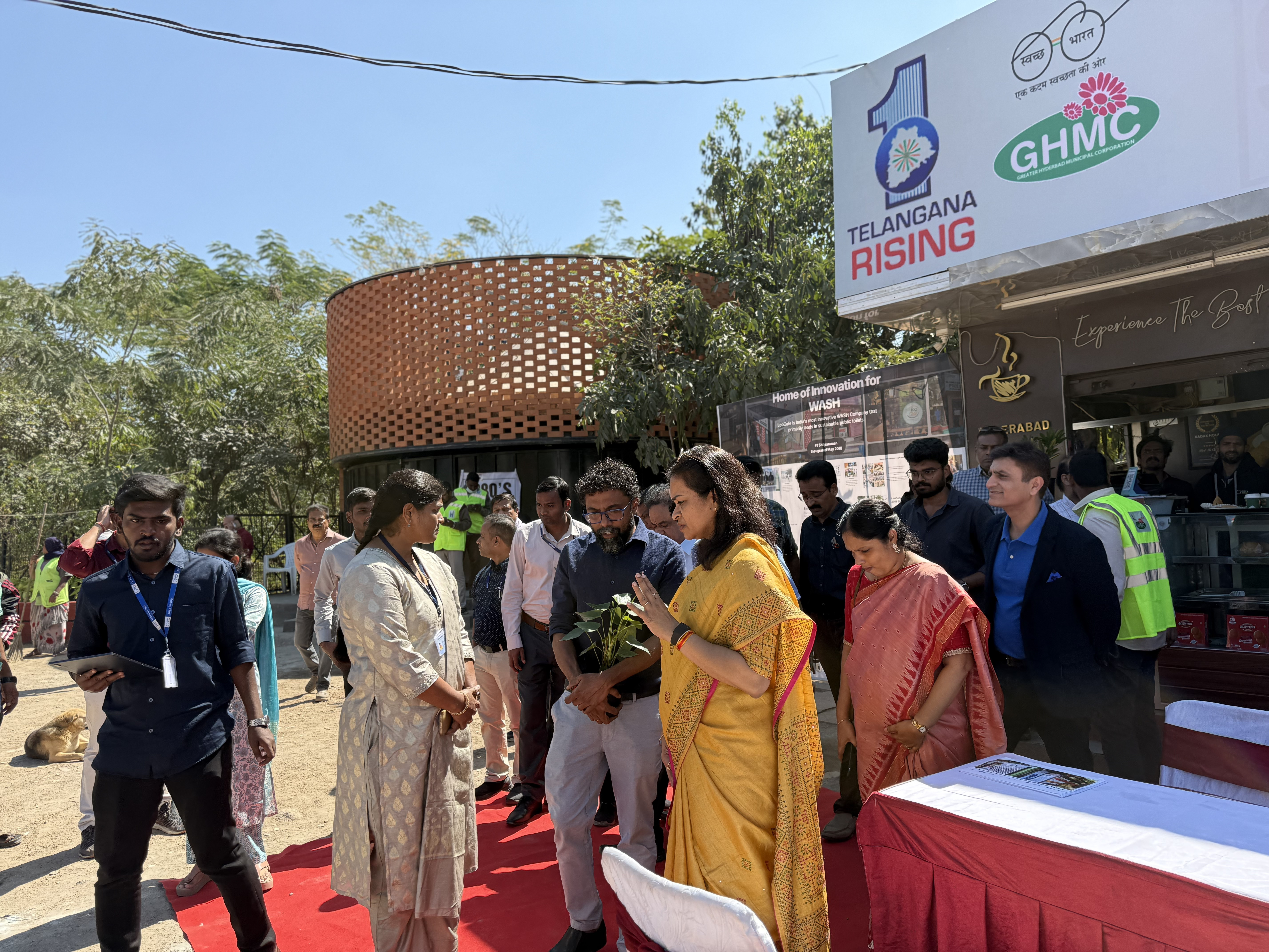 Roopa Mishra at Telangana Rising B-CRT unit inauguration