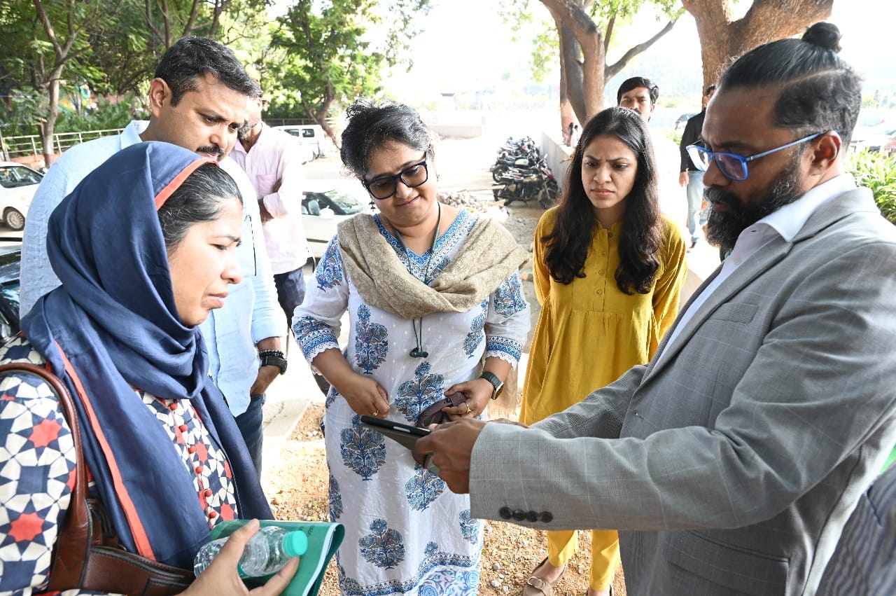 Launch ceremony at Lumbini Park, Hyderabad